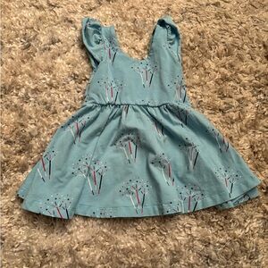 Monica + Andy Blue Kids Dress with Firework Print - 12-18m